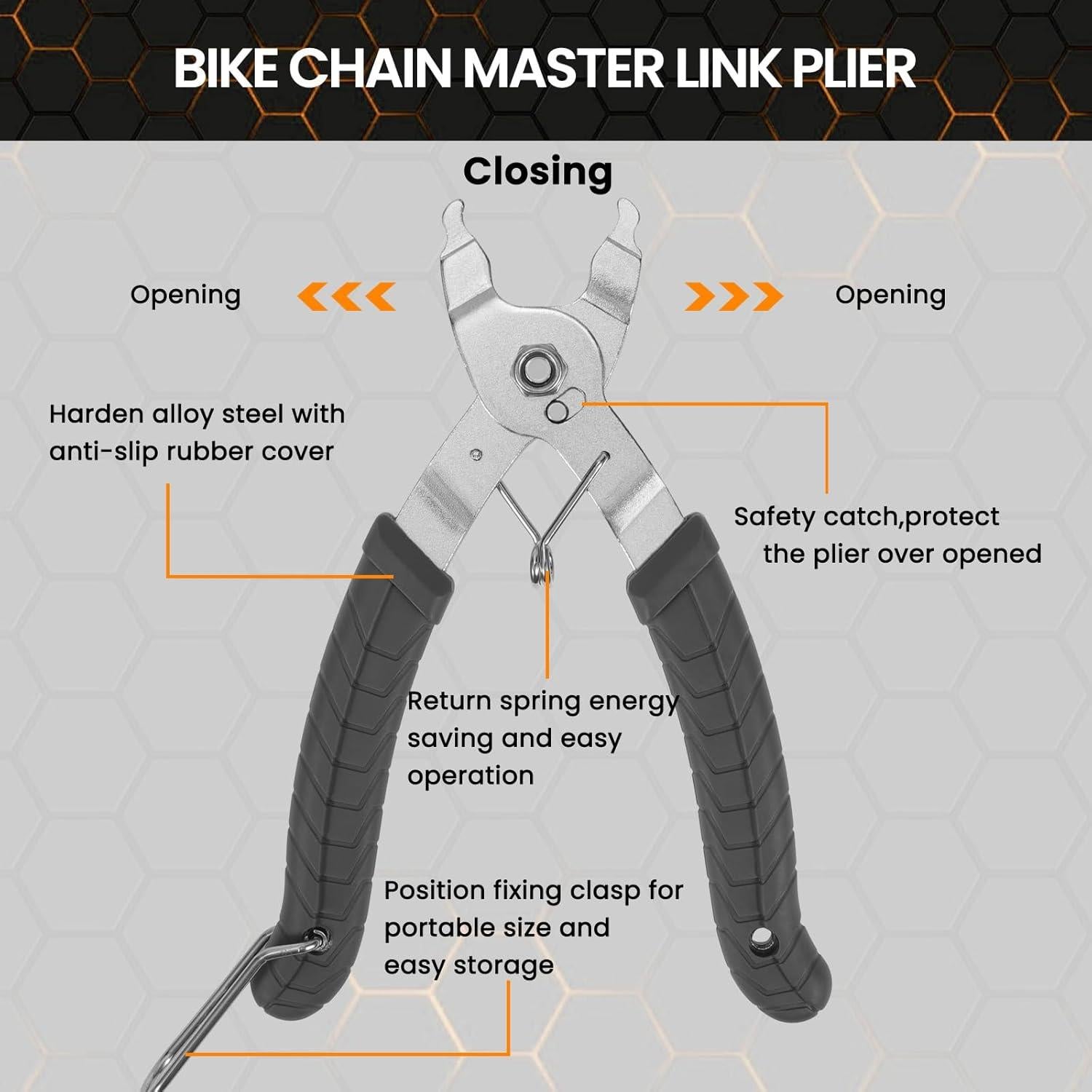 Juego de Herramientas Oumers para Reparar Cadenas de Bicicleta