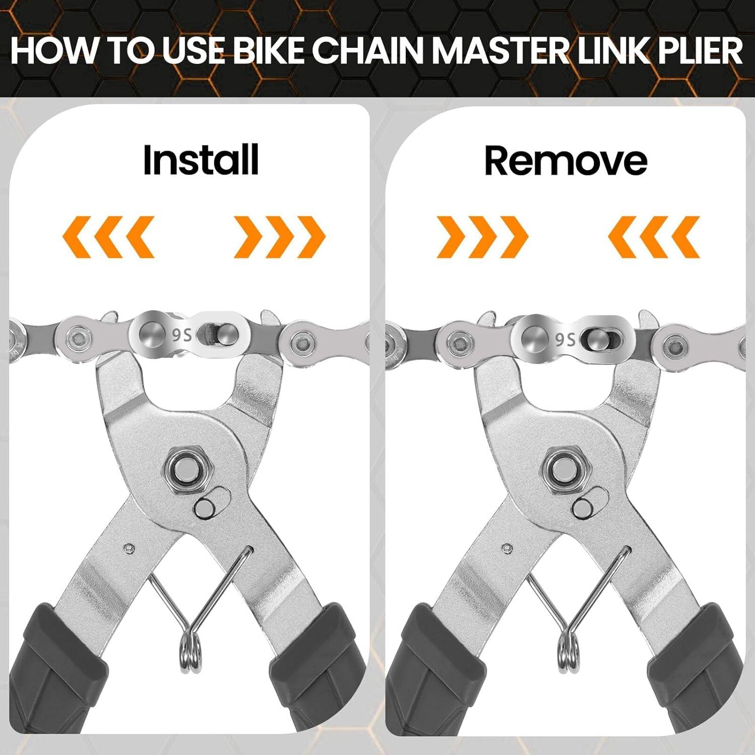Juego de Herramientas Oumers para Reparar Cadenas de Bicicleta