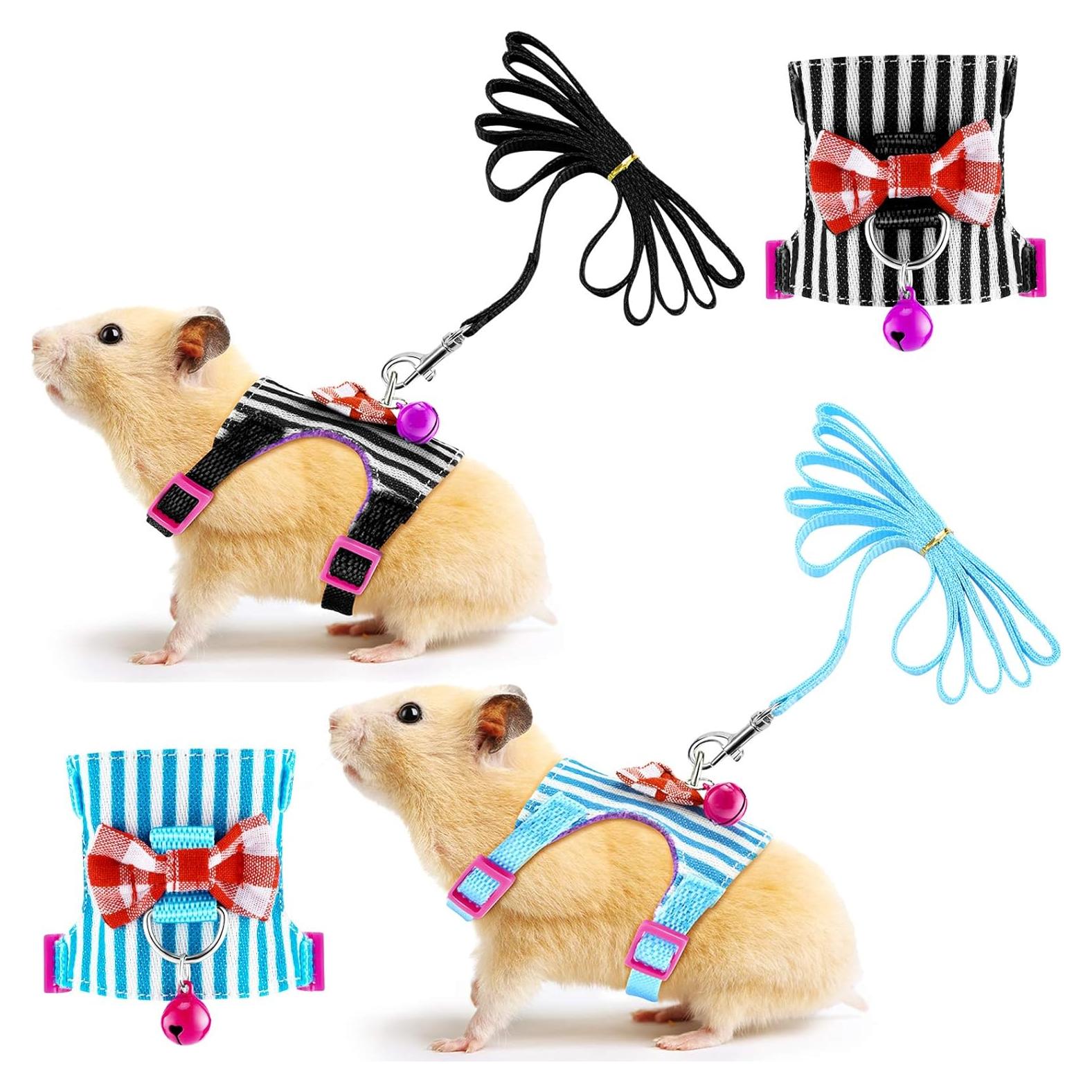 Juego de Arnés y Correa para Hámster SATINIOR - Tamaño S