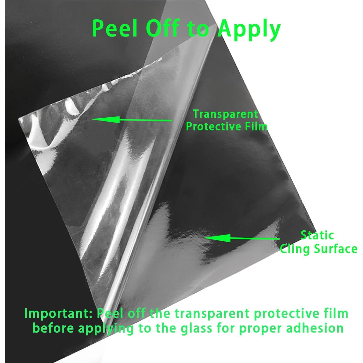 Fondo de Acuario Negro CICK SEED 30x99 cm Adhesión Estática