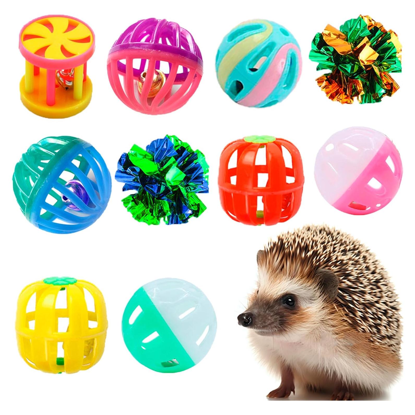 Juguetes para Erizos VZqola - Set Interactivo 2.54 cm