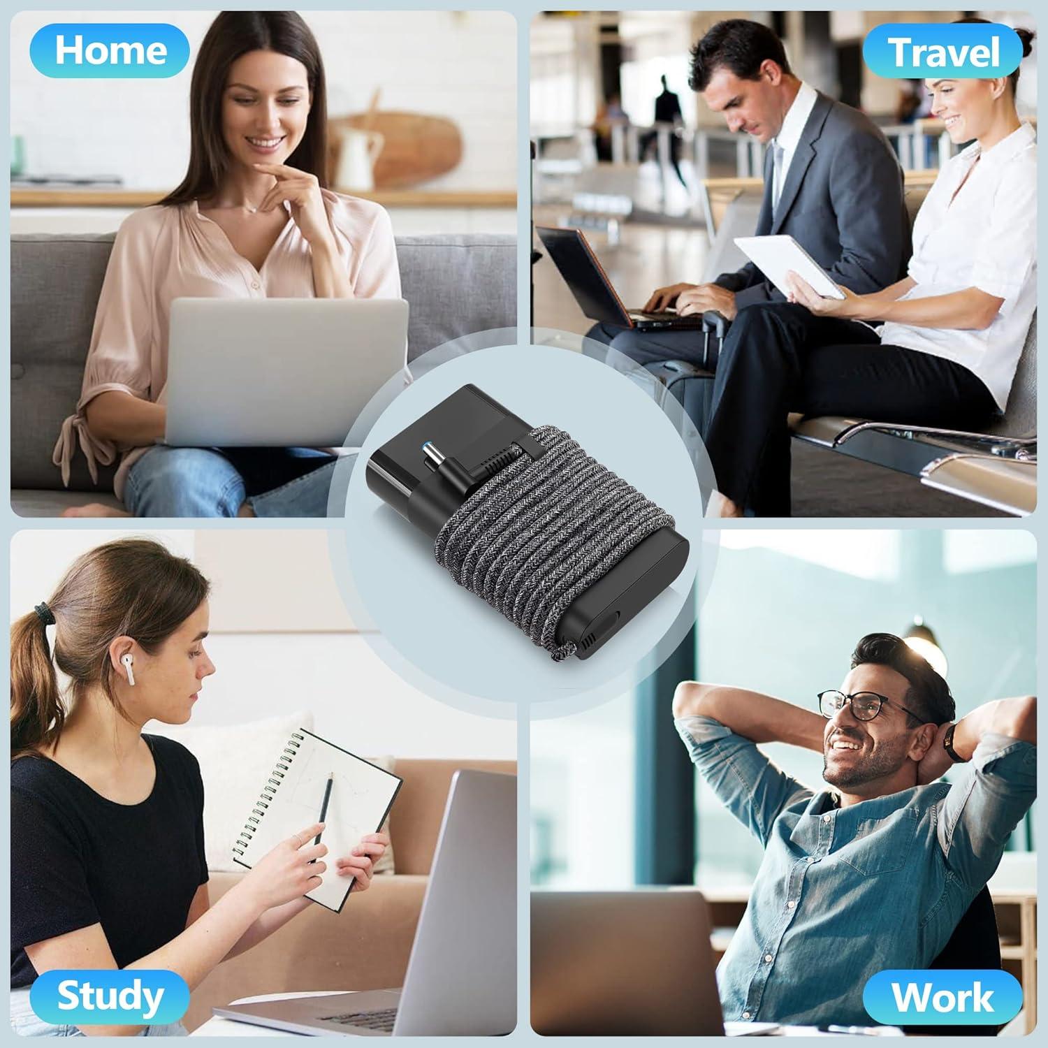 Cargador Laptop 65W AYKLCZUU para HP Envy x360 y más