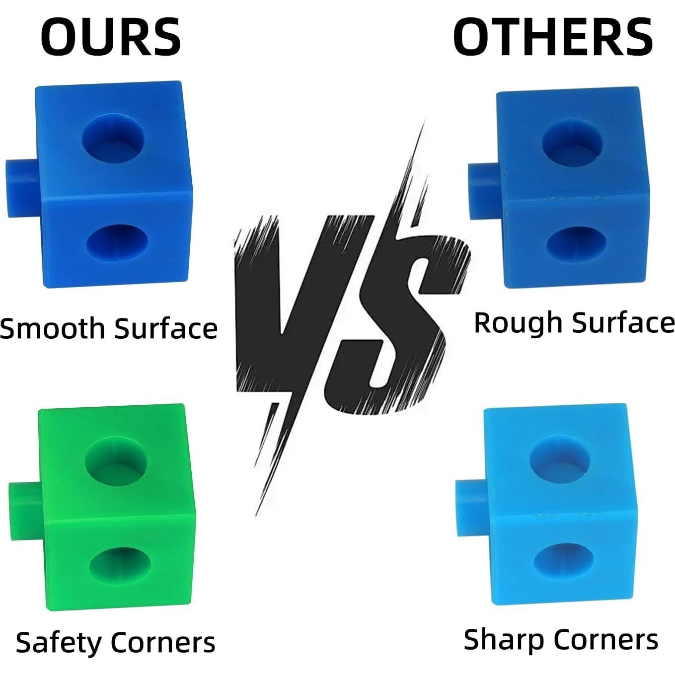 300 Cubos Enlazables Matemáticos QUYSK - Juguetes Educativos