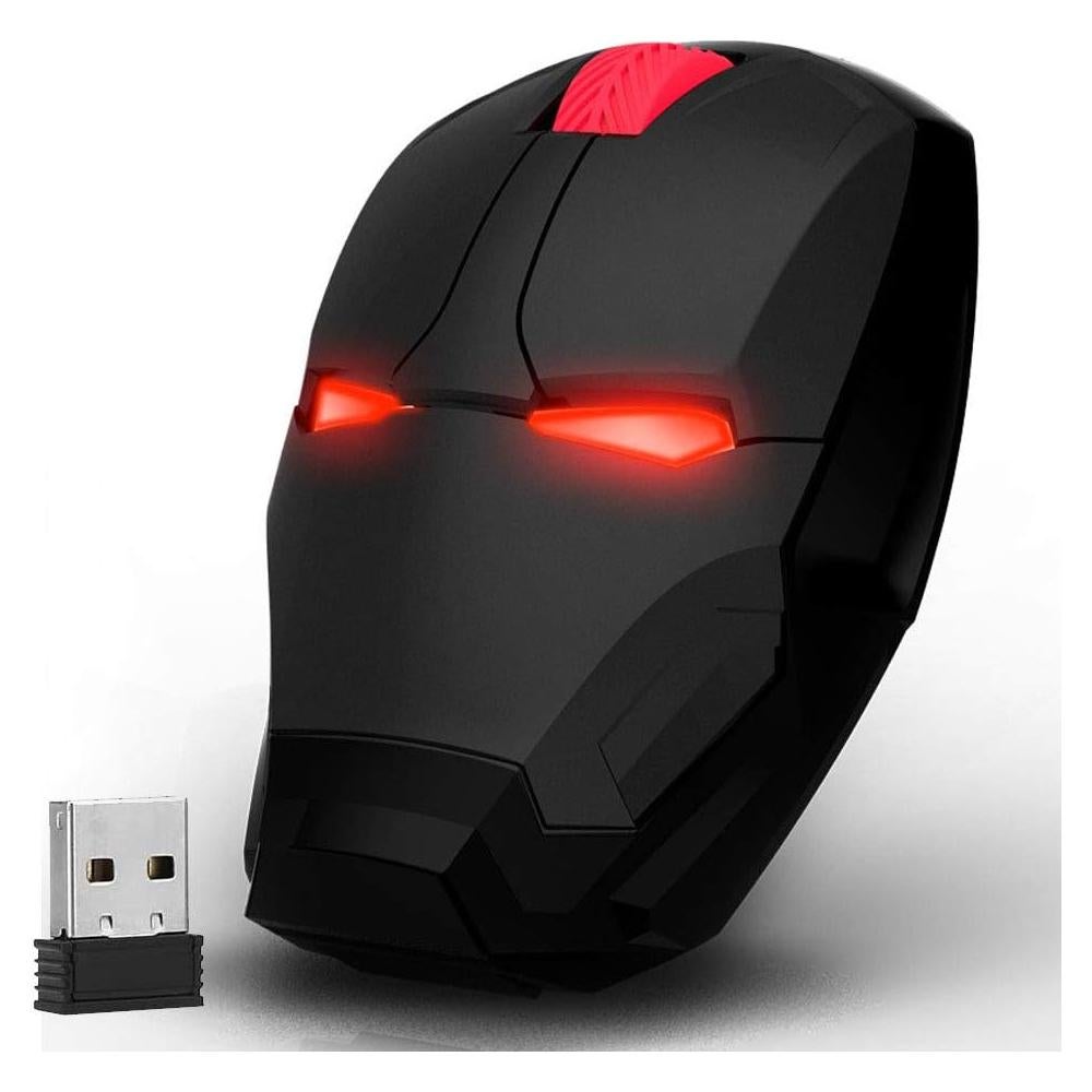 Ratón Inalámbrico Ergonómico Mikayoo Iron Man 2.4G Negro