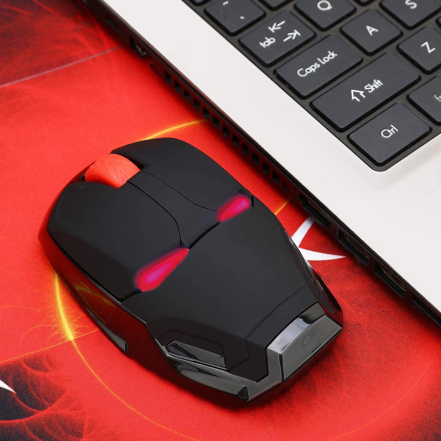 Ratón Inalámbrico Ergonómico Mikayoo Iron Man 2.4G Negro