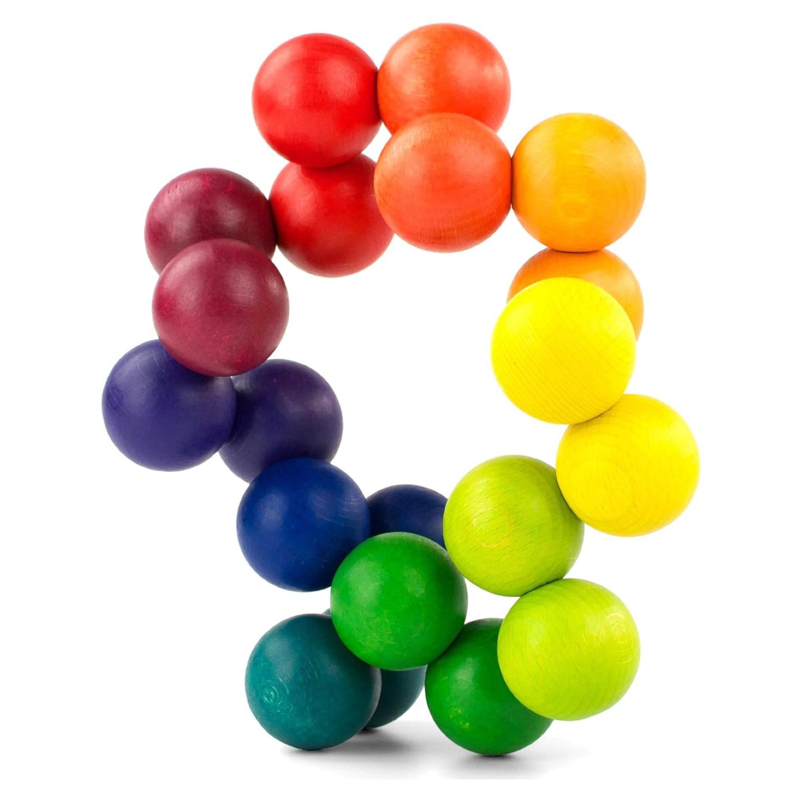 Bola ART de Madera Arcoíris 20 - JUEGO ARTÍSTICO