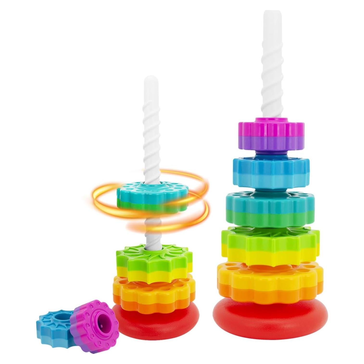 Juguete de Apilamiento Giratorio BYFWH 35.6 cm para Bebés