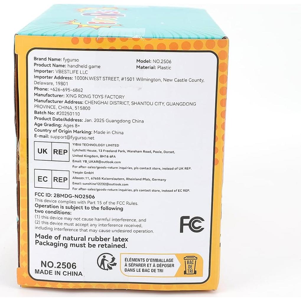 Juego de Empuje Rápido Fygurso Rosa y Verde para 2 Jugadores