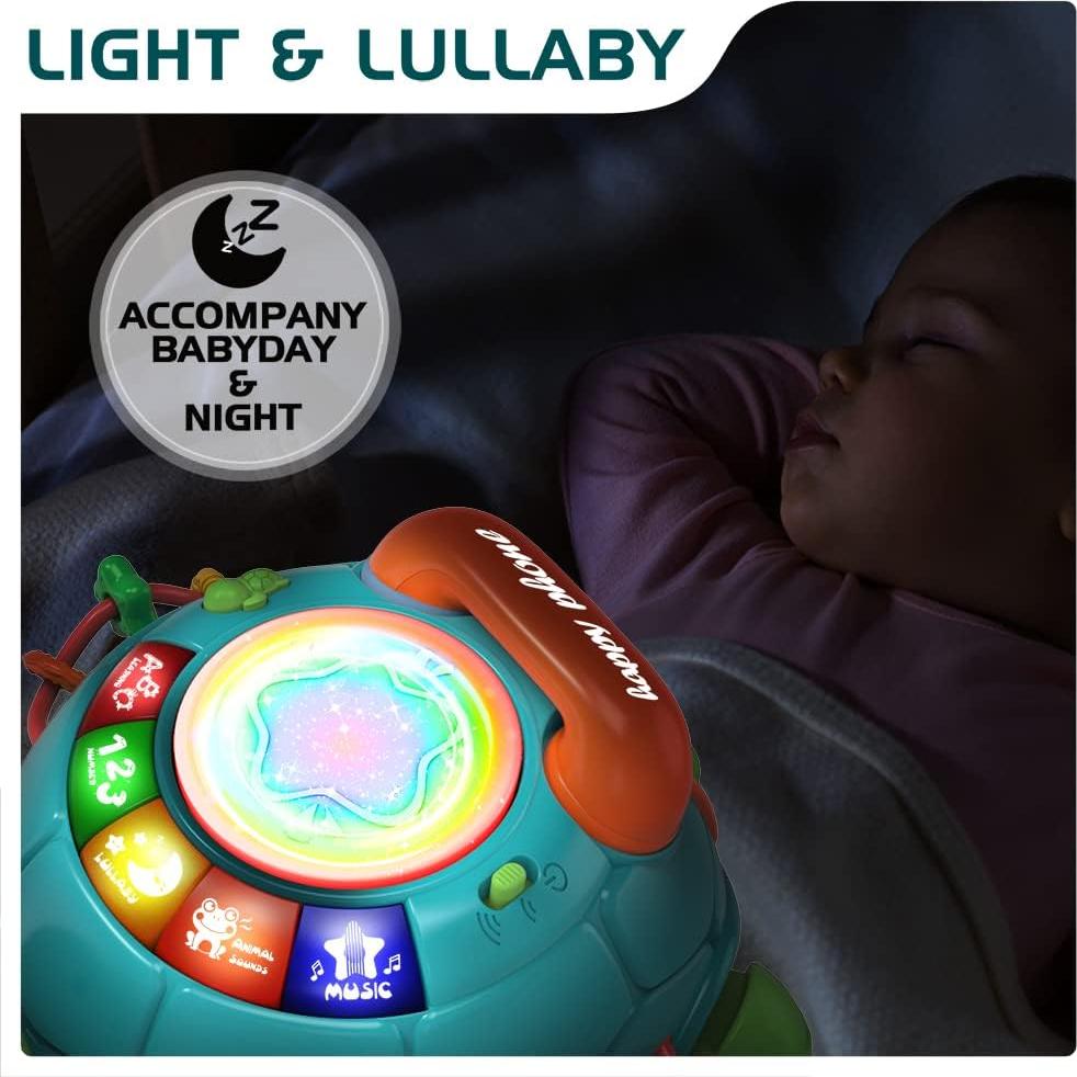 Juguete Musical Tortuga Jyusmile para Gatear 0-1 Año