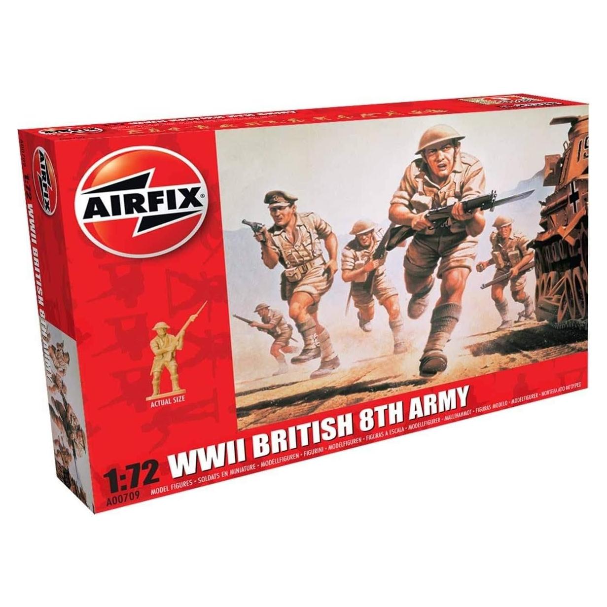 Figuras de Soldados WWII Airfix 1:72 - 48 Poses Multicolor
