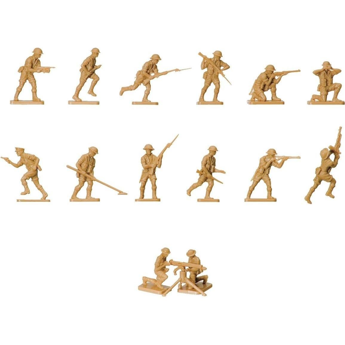 Figuras de Soldados WWII Airfix 1:72 - 48 Poses Multicolor