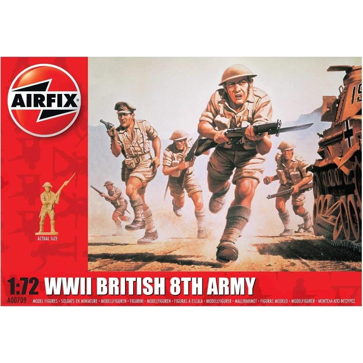Figuras de Soldados WWII Airfix 1:72 - 48 Poses Multicolor