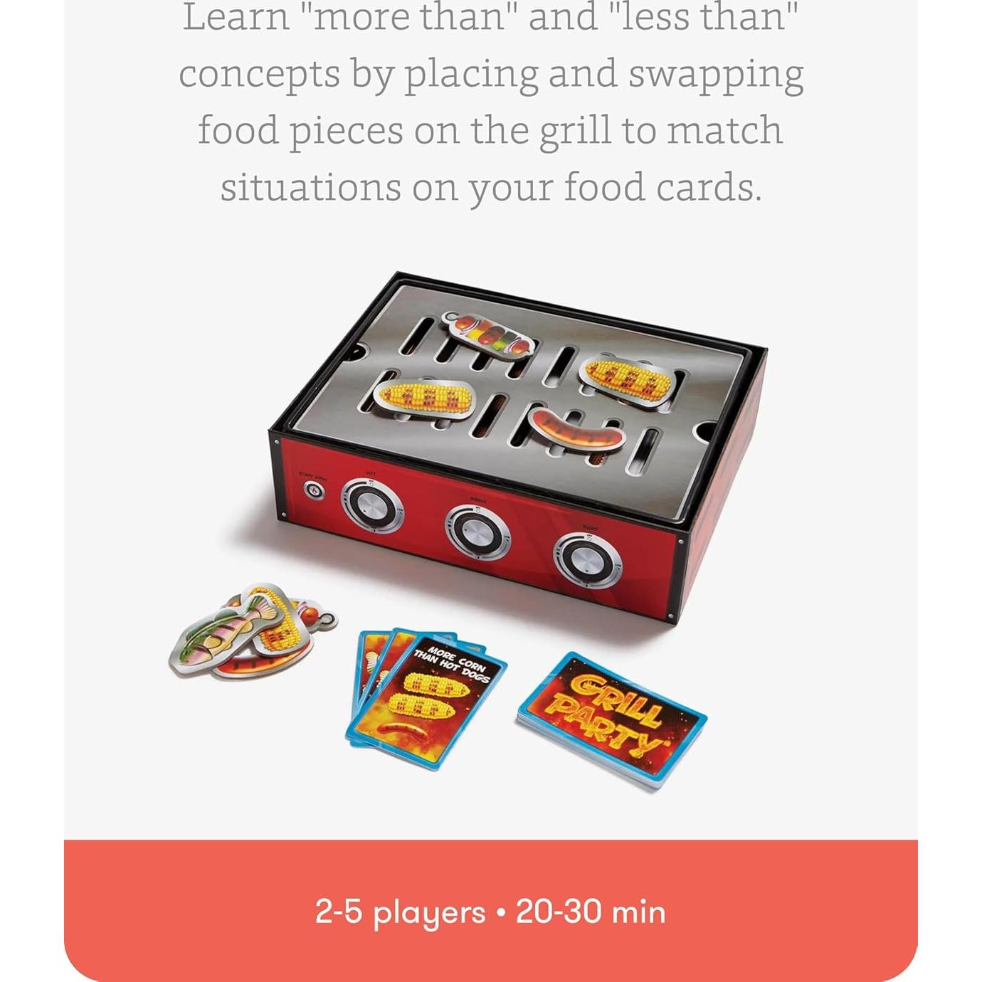 Juego de Matemáticas Fiesta en la Parrilla SimplyFun - 2 a 5 Jugadores - Edades 8+