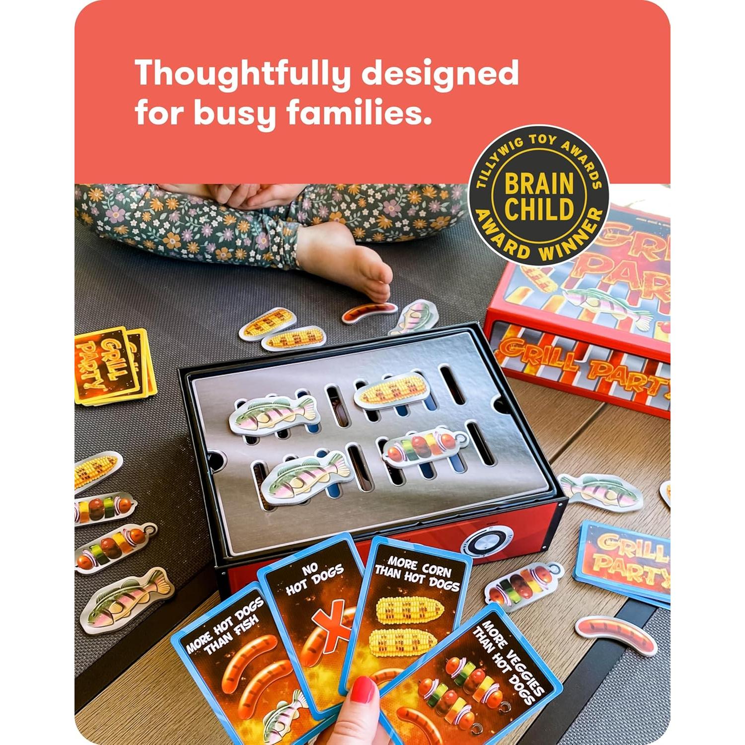 Juego de Matemáticas Fiesta en la Parrilla SimplyFun - 2 a 5 Jugadores - Edades 8+