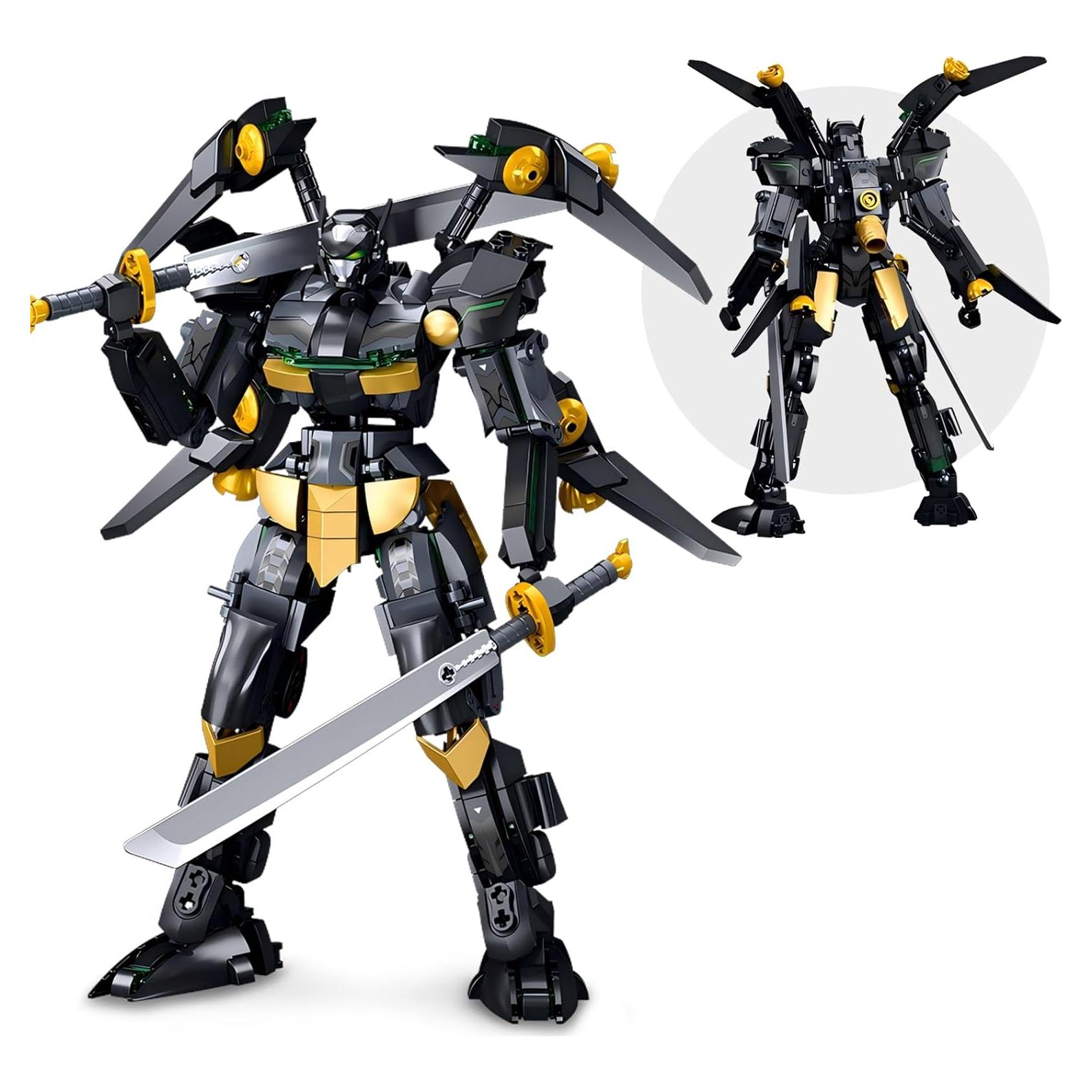 Conjunto de Bloques de Construcción Mech Murciélago HIGH GODO 534 Piezas