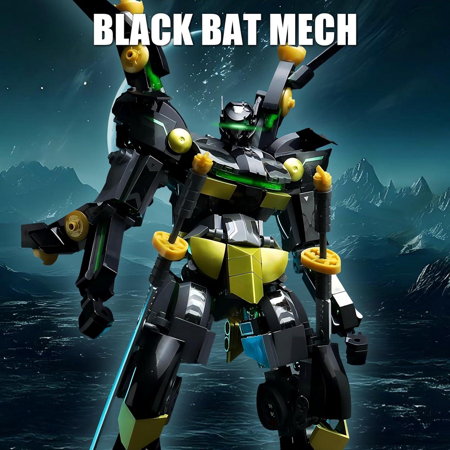 Conjunto de Bloques de Construcción Mech Murciélago HIGH GODO 534 Piezas