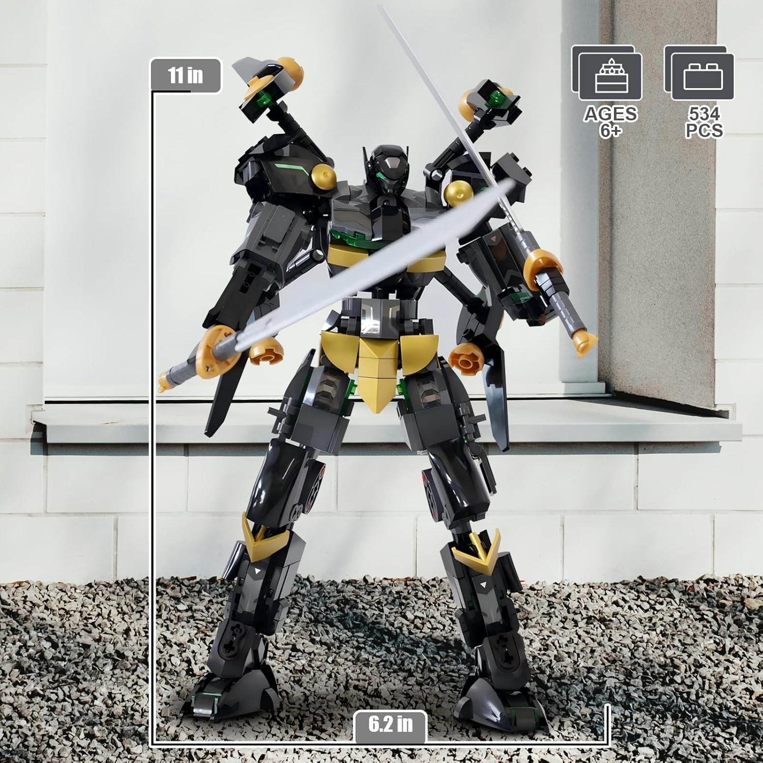 Conjunto de Bloques de Construcción Mech Murciélago HIGH GODO 534 Piezas