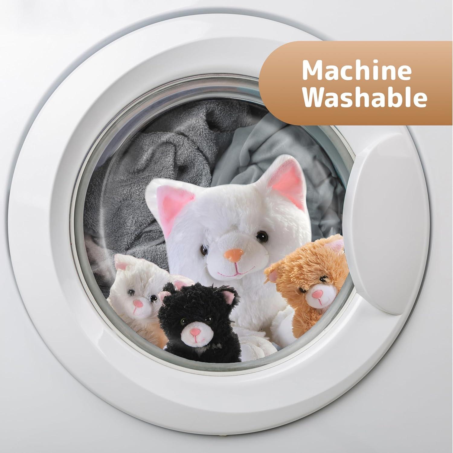 Conjunto de Juguetes de Peluche Prextex - Gato Grande y 3 Gatitos