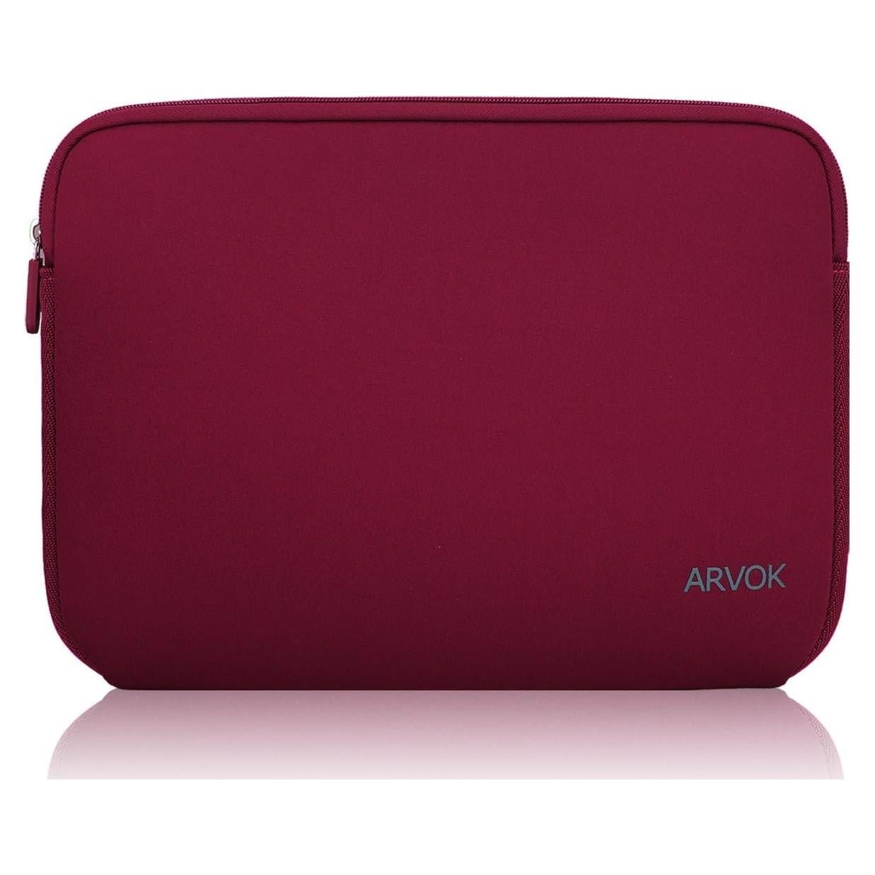 Funda Neopreno Arvok 11.6" Rojo Vino para Laptop