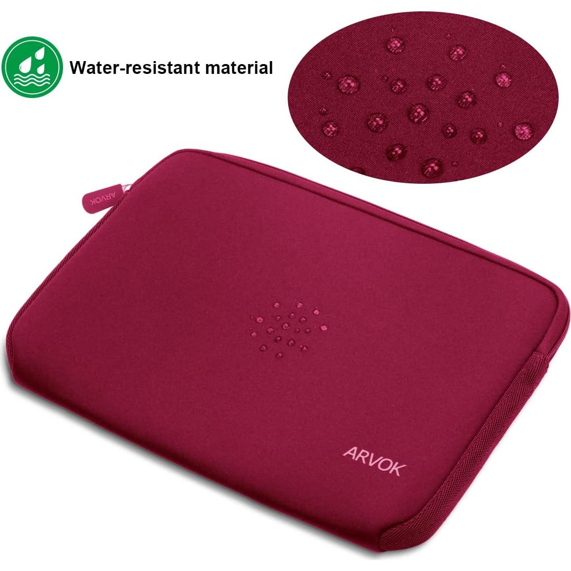 Funda Neopreno Arvok 11.6" Rojo Vino para Laptop