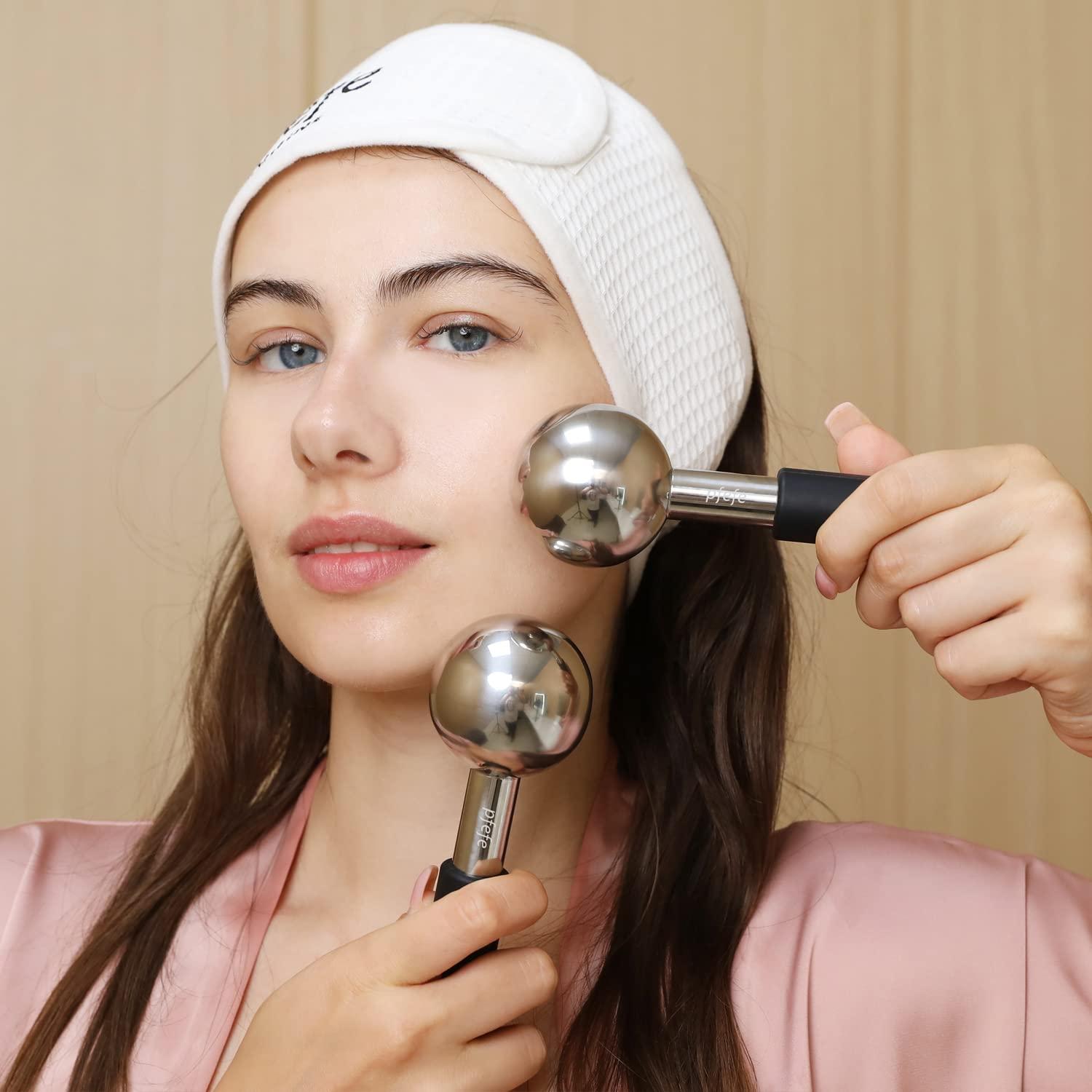 Esferas de Hielo para la Cara Pfefe - Crioterapia Acero Inoxidable