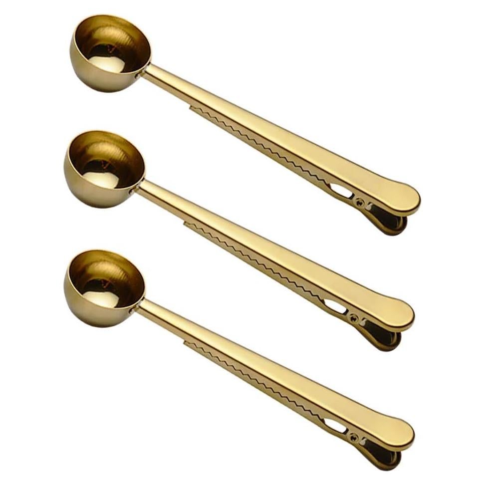 Juego de 3 cucharas medidoras de acero inoxidable ZEARE