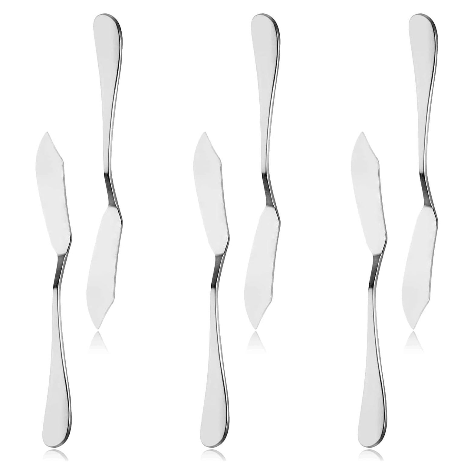 Set de 6 Cuchillos de Mantequilla KINMINGZHU Acero Inoxidable 15 cm