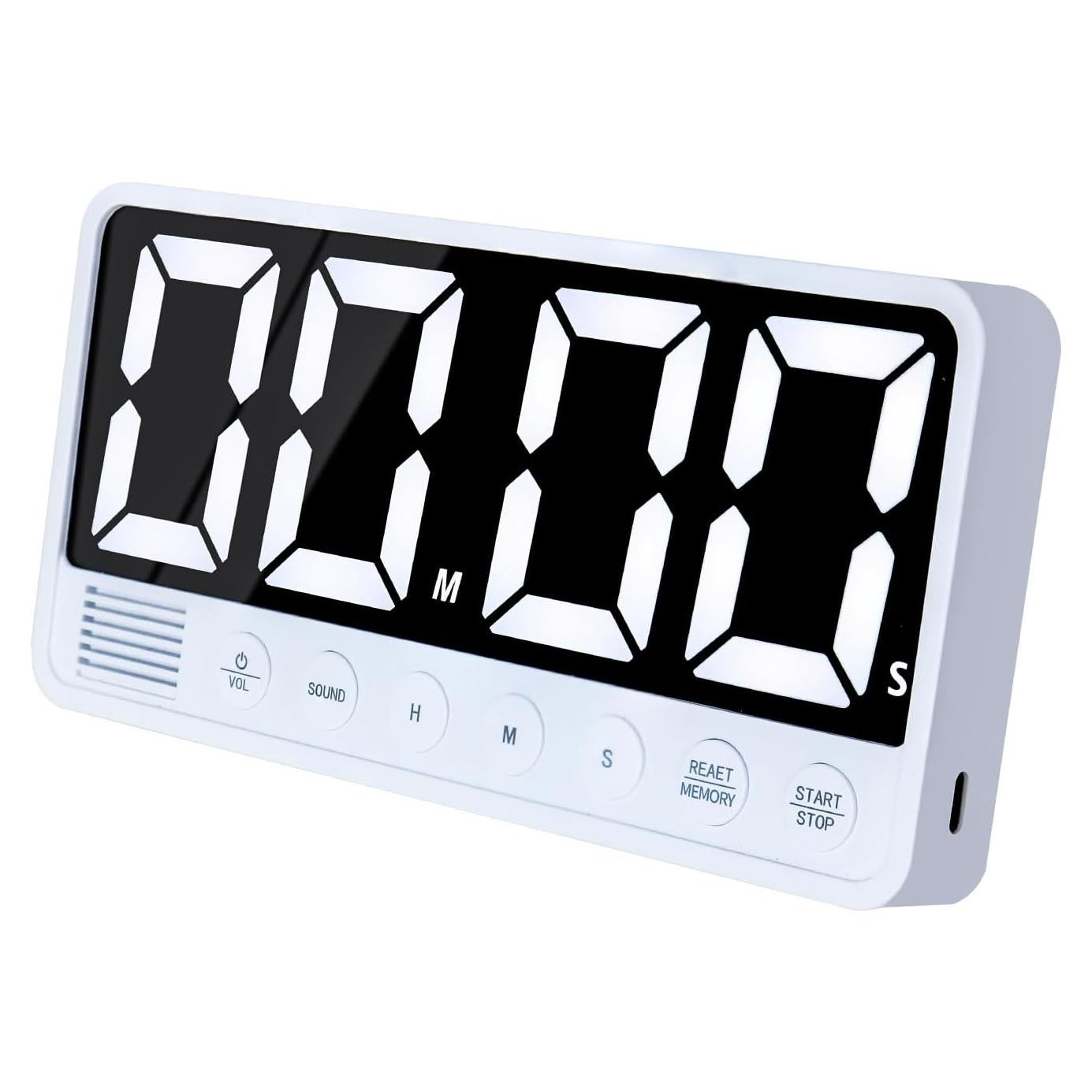 Temporizador Digital de Cocina FCXJTU LED 7.1" Blanco