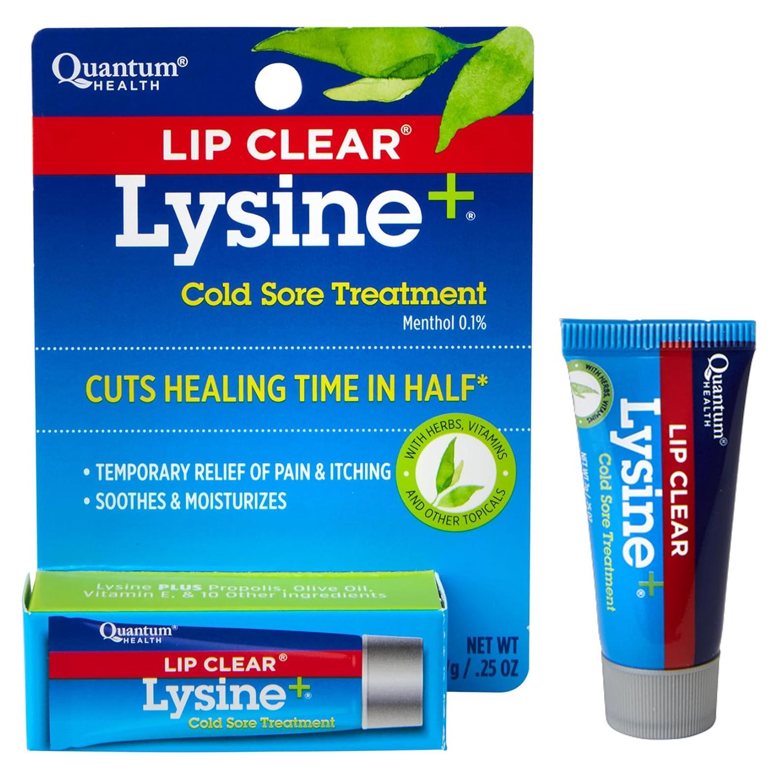 Ungüento Lip Clear Lysine+ Quantum Health 7.09 g - Alivio Herpes Labial