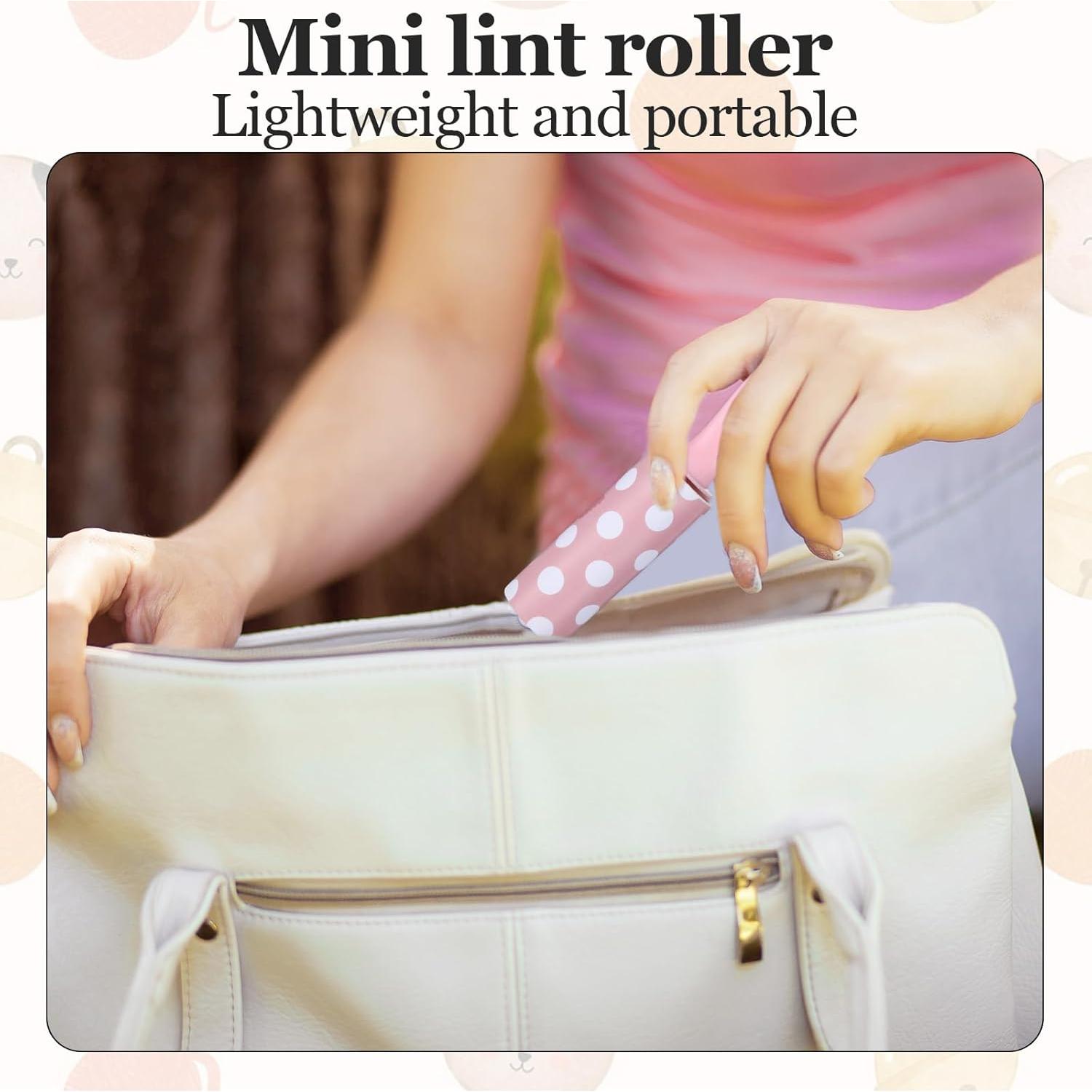 40 Mini Rodillos Quitapelusas Maahongh Viaje Extra Adhesivos