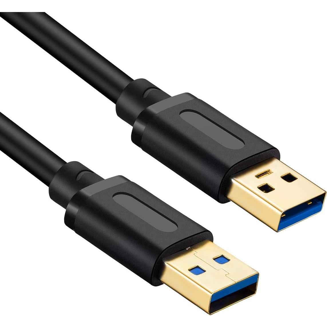 Cable USB 3.0 Macho a Macho 0.3M Jelly Tang Baño de Oro