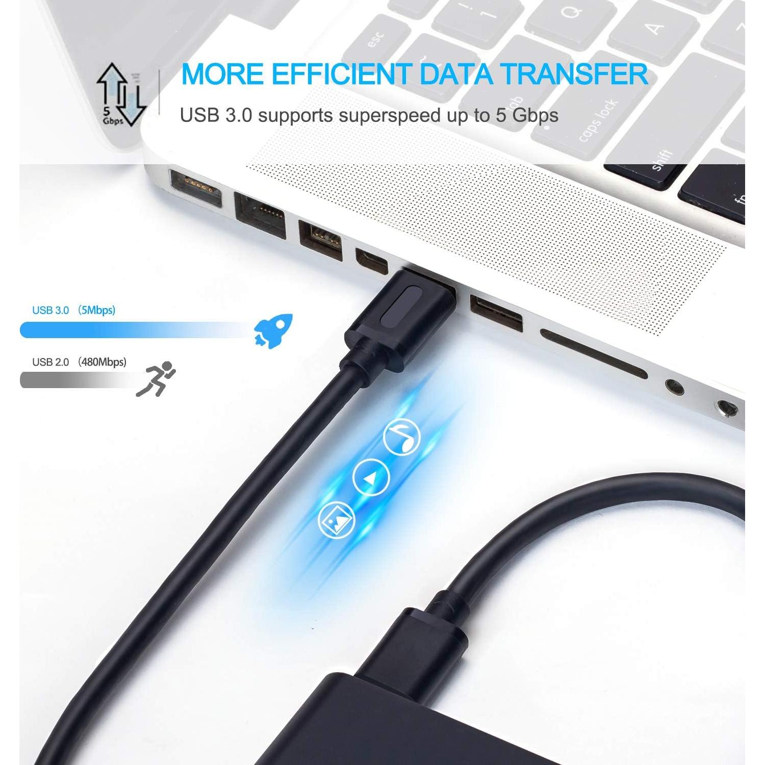 Cable USB 3.0 Macho a Macho 0.3M Jelly Tang Baño de Oro