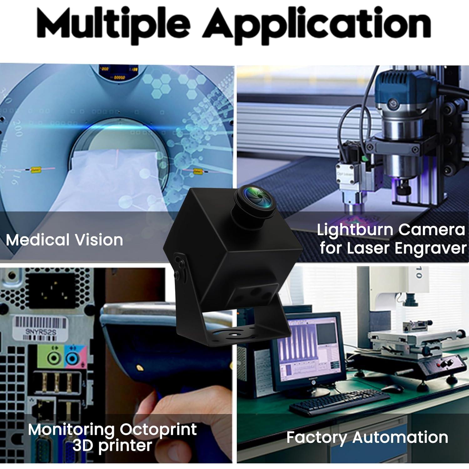 Cámara USB IFWATER 48MP Ultra HD Gran Angular 200°