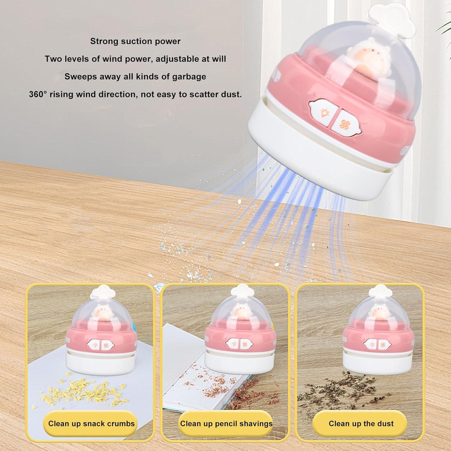 Limpiador de Aspiradora de Escritorio TOPINCN Rosa USB