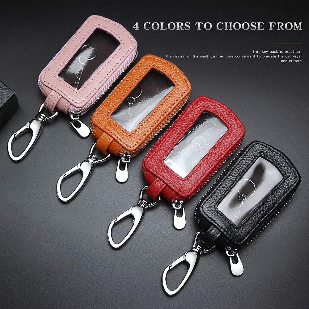 Universal Premium Car Key Fob Case Genuine Leather Car Smart Key fob Holder for Remote Key Fob