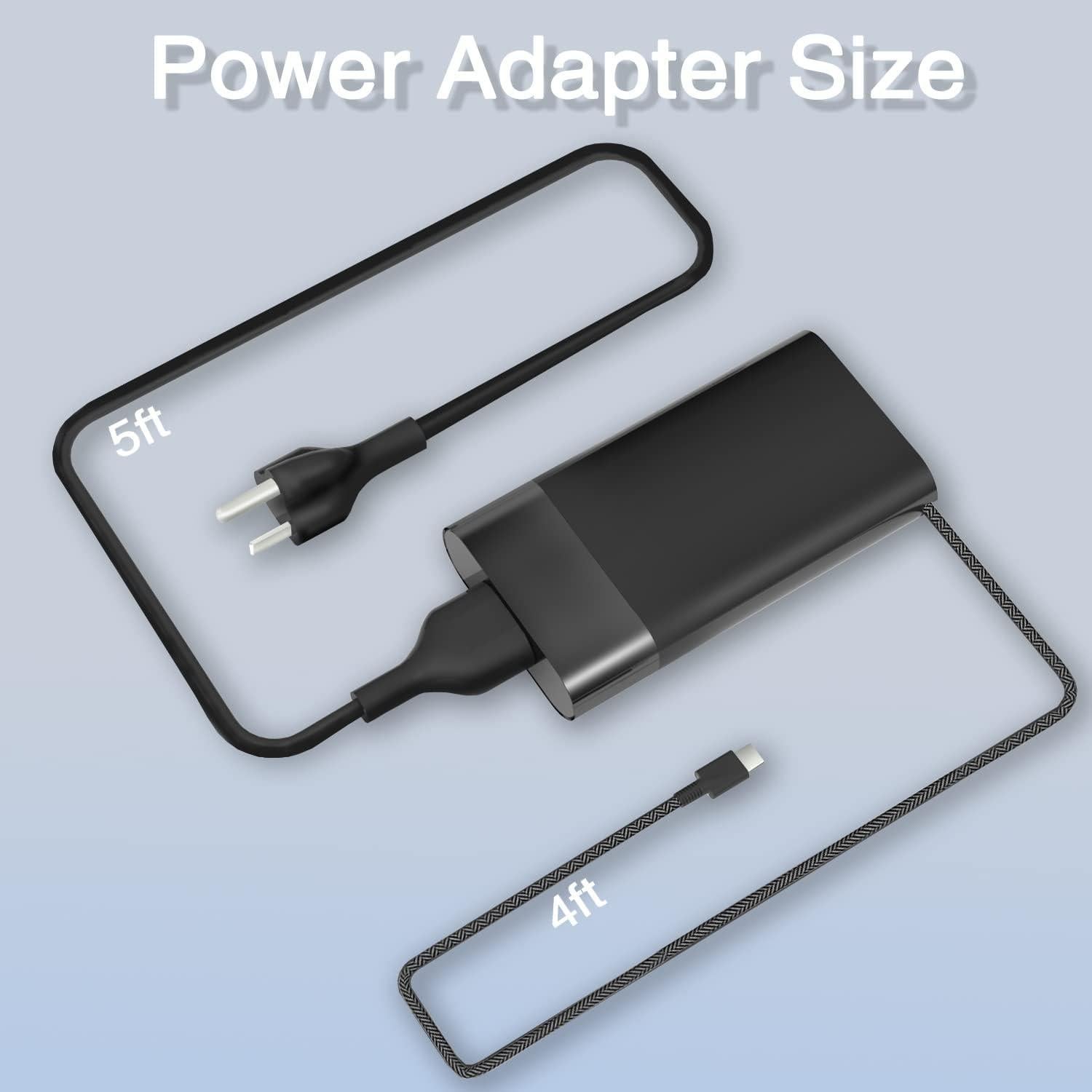 Cargador HP 65W USB C SM65CS-01 para Laptop y Chromebook