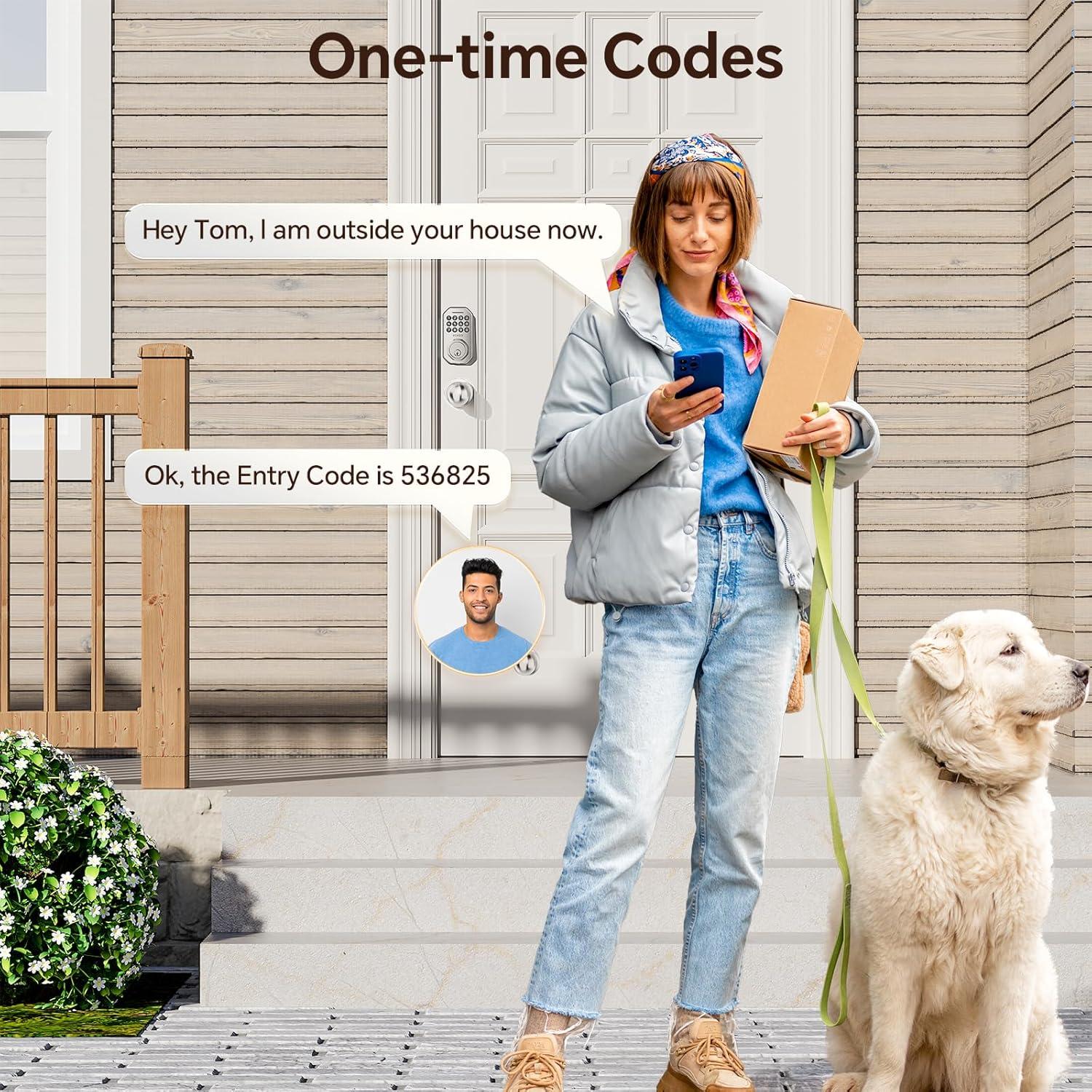 Cerradura Inteligente VCHOO SL02 con Control APP y Auto-Cierre