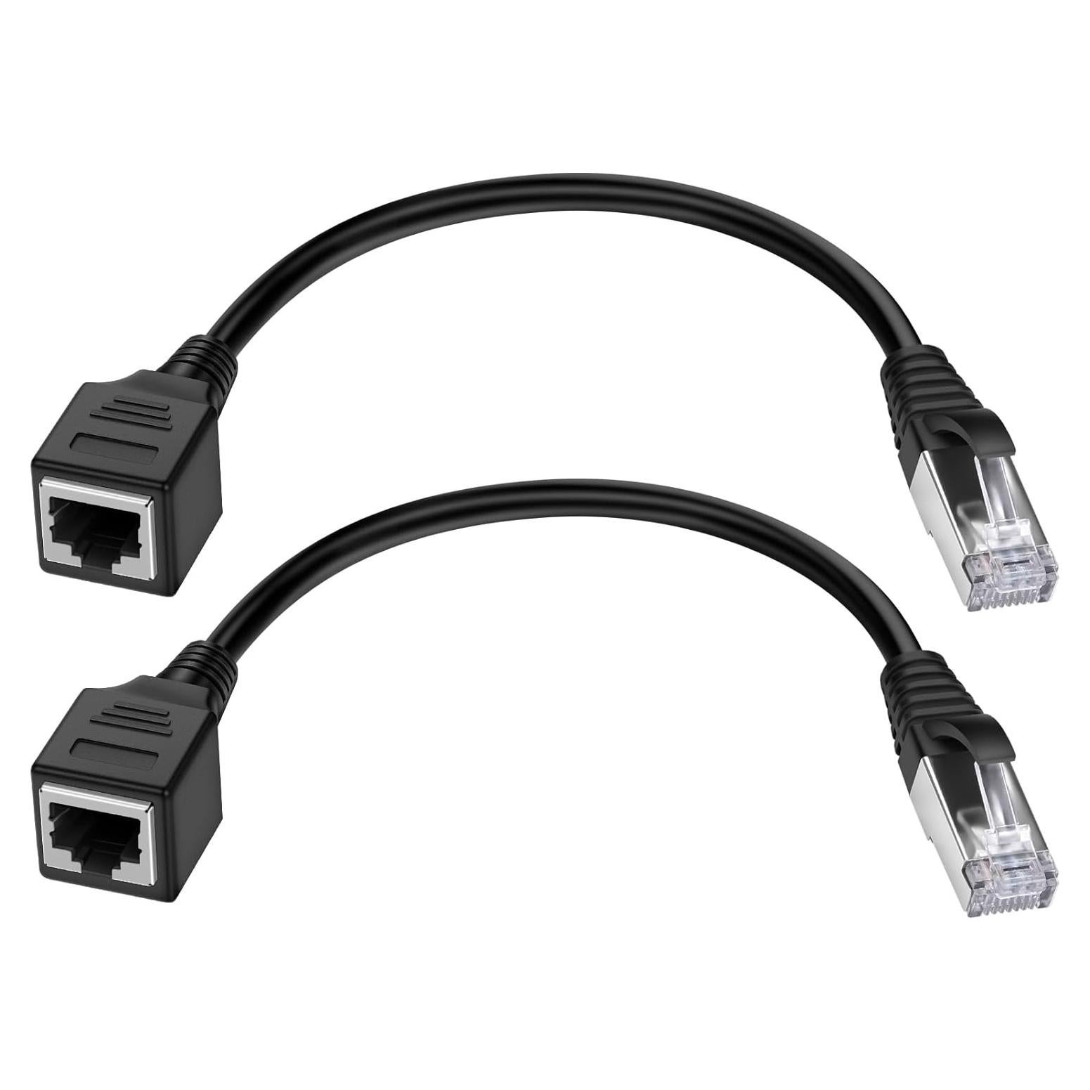 Cable de Extensión Ethernet iGreely RJ45 Cat6 Macho a Hembra 30cm