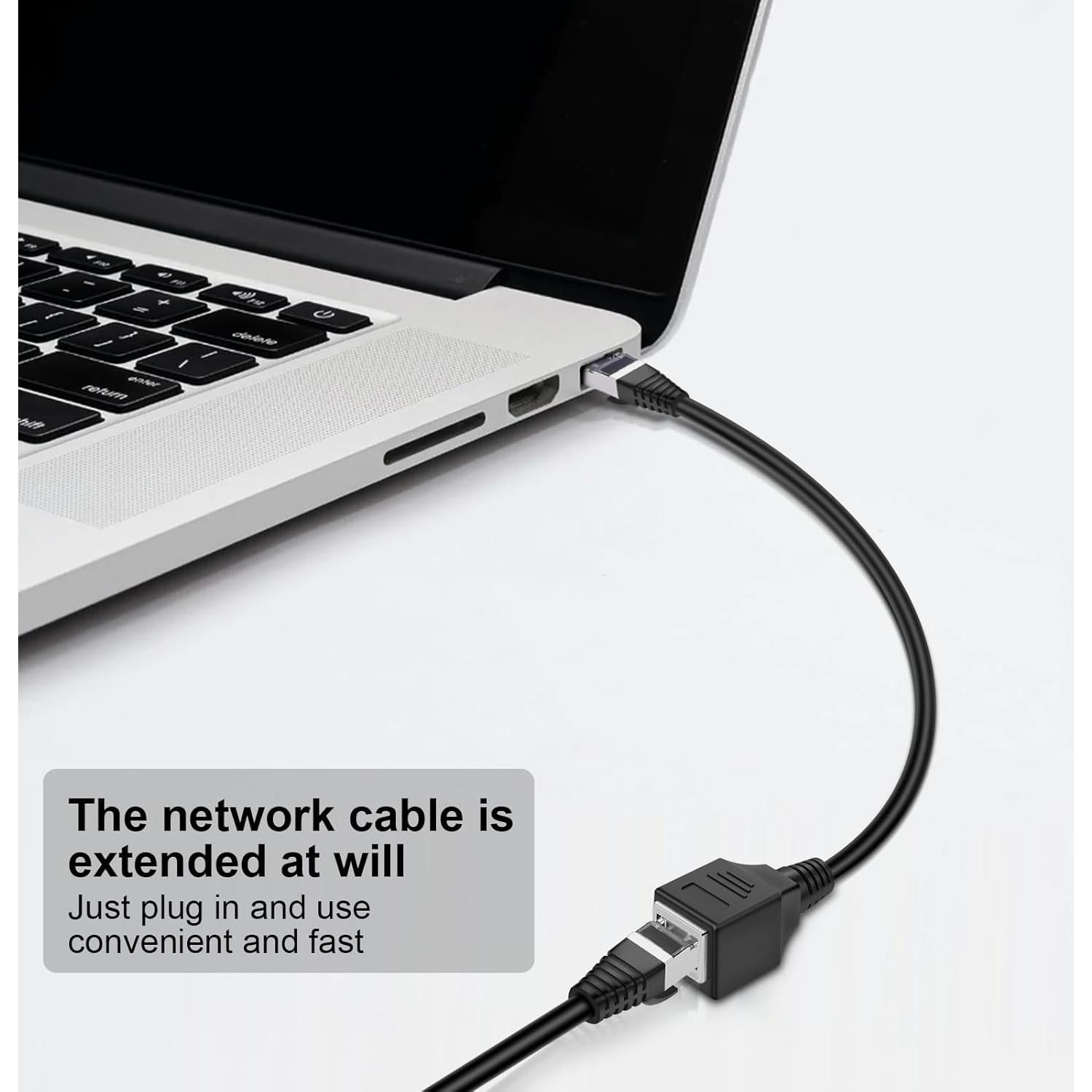 Cable de Extensión Ethernet iGreely RJ45 Cat6 Macho a Hembra 30cm