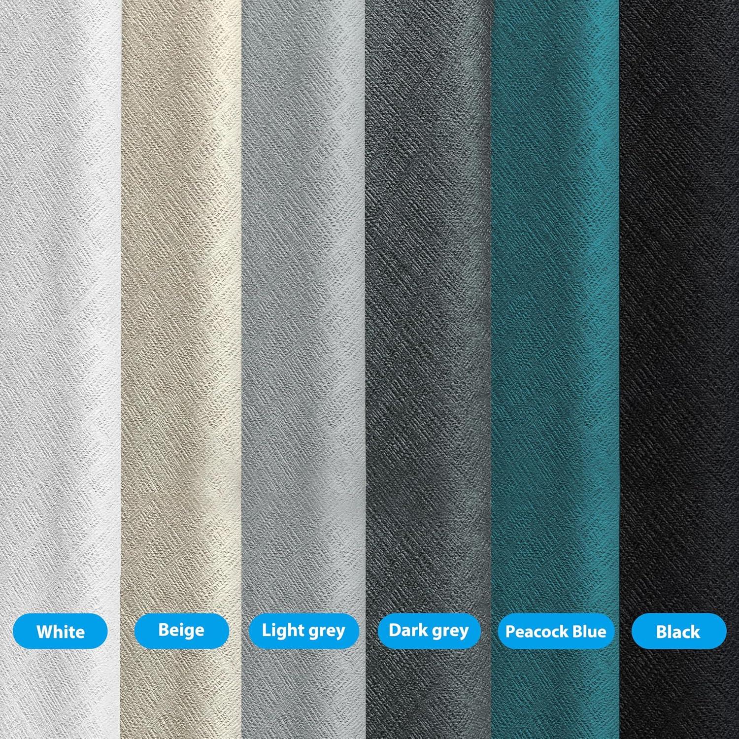 Cortina Divisoria de Habitación MaKefeile 2.53x2.13m Beige Opaca