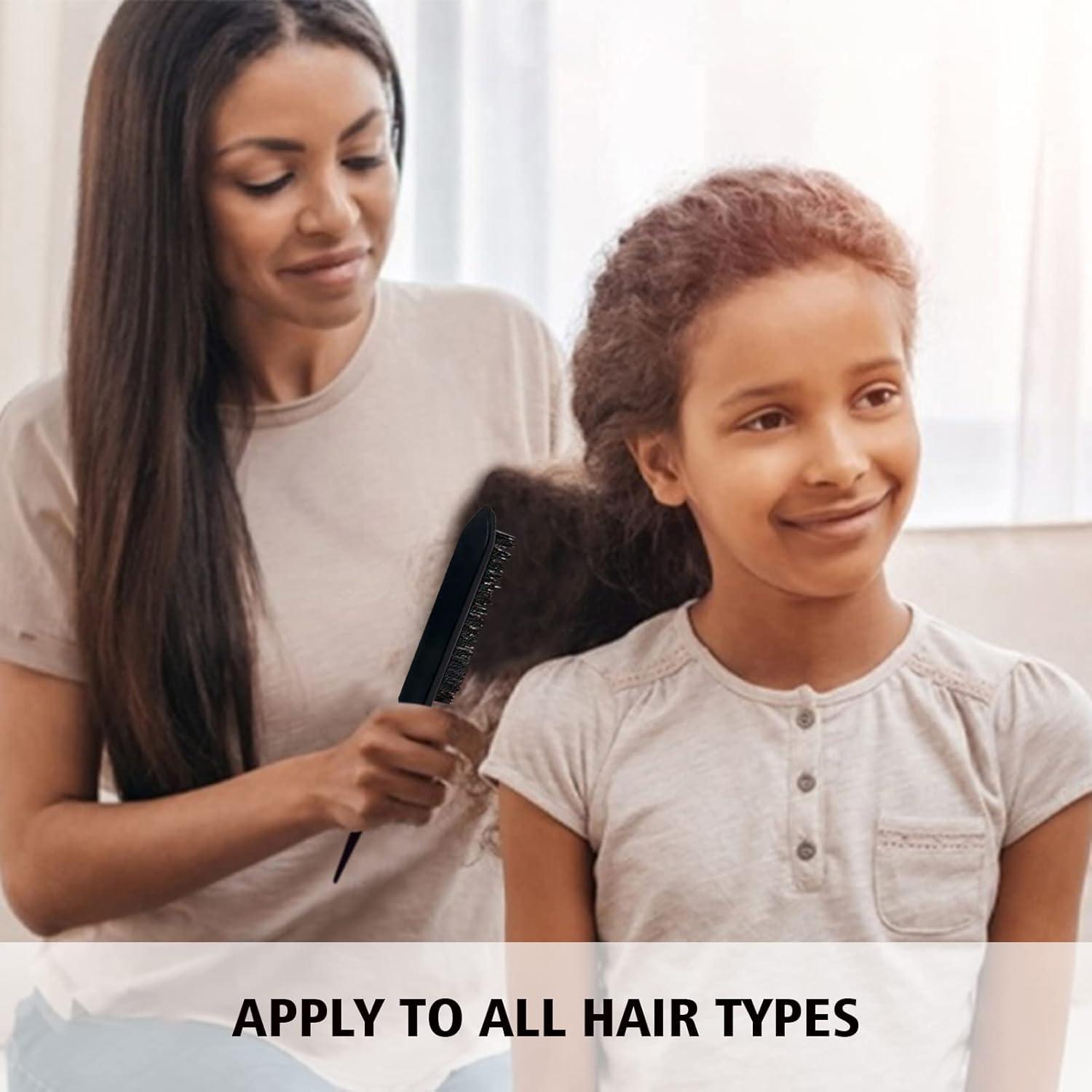 Juego de 3 Peines Estilizador Goiple - Negro, Compacto y Portátil