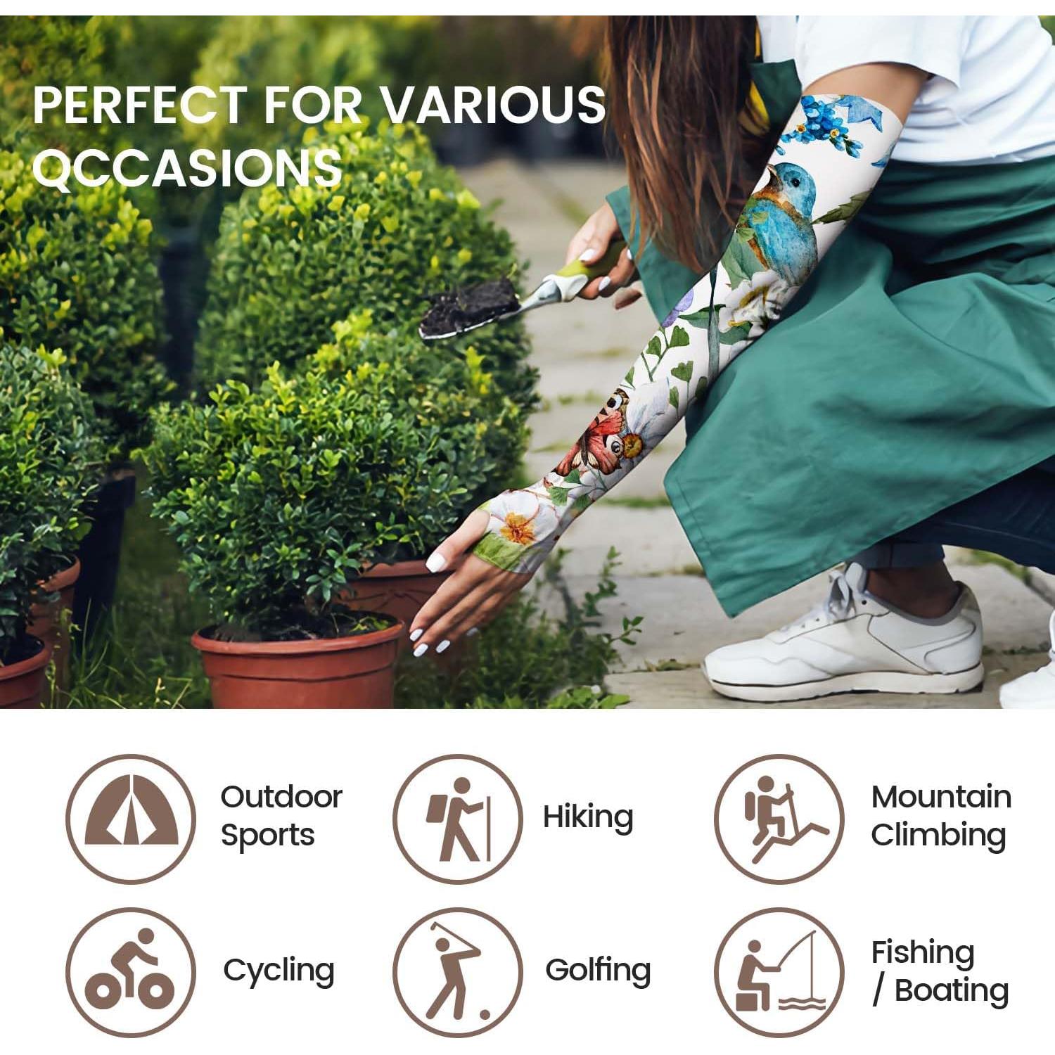 Mangas de Jardinería YPHCDO Protección Solar Unisex 48x12.7cm