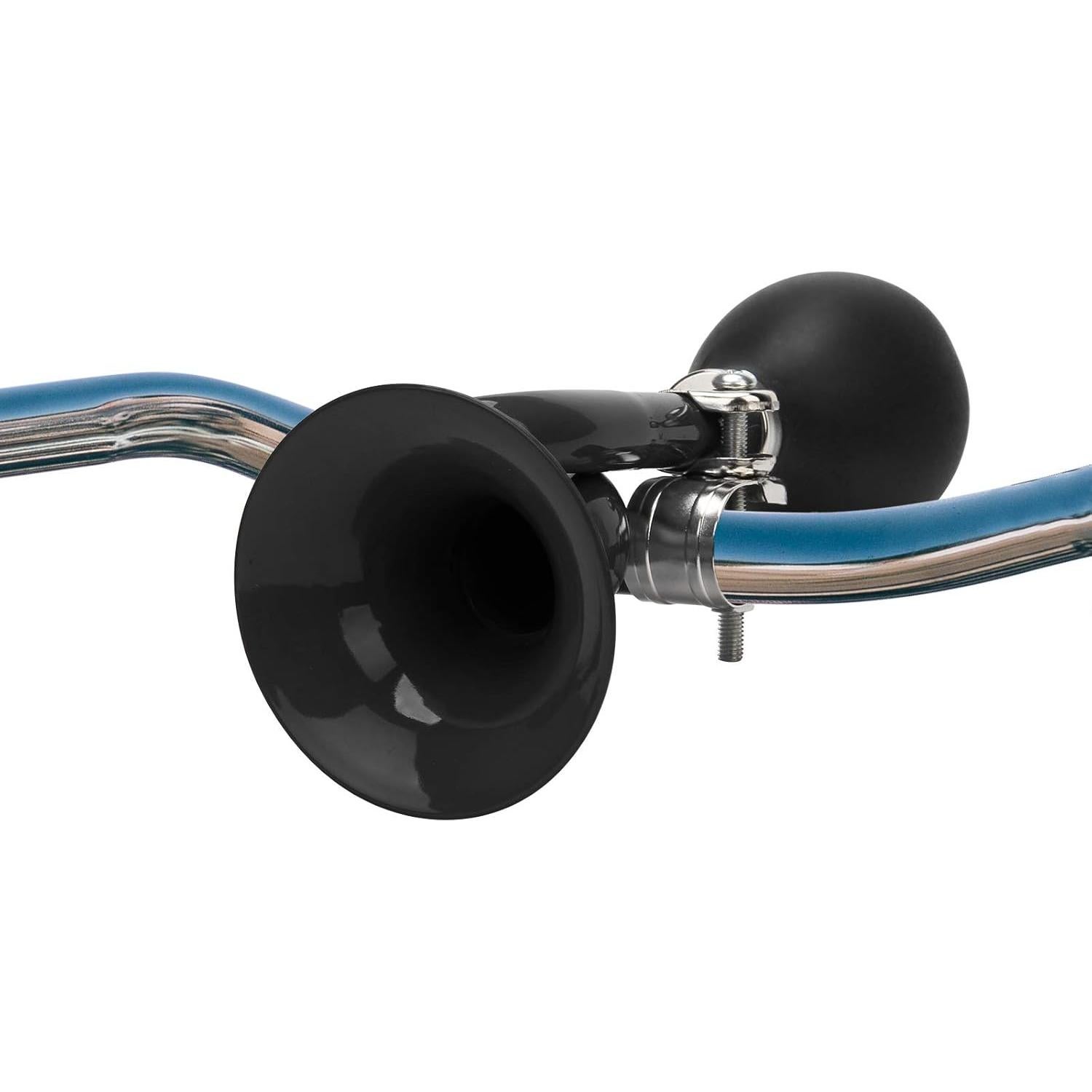 Trompeta Retro Coolrunner para Bicicleta 18cm Metal Negro