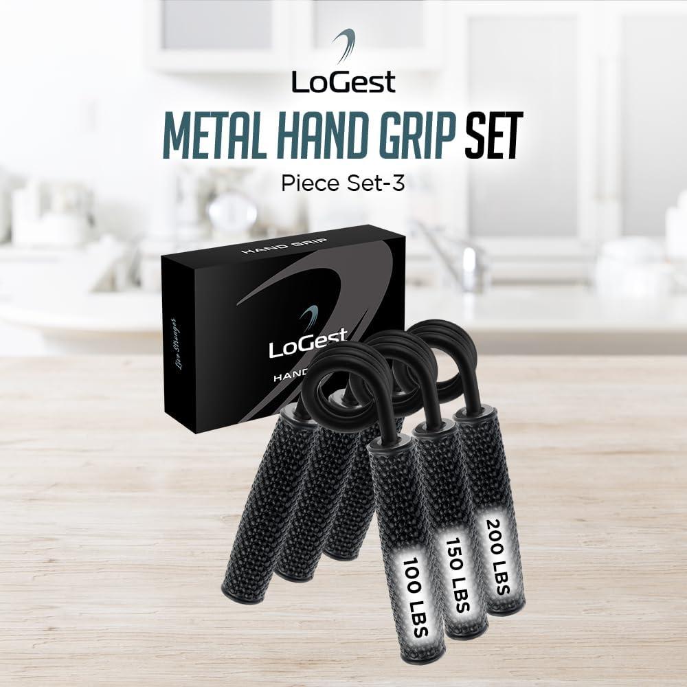 Agarradores de Mano Logest 100-200LB Metal Antideslizante