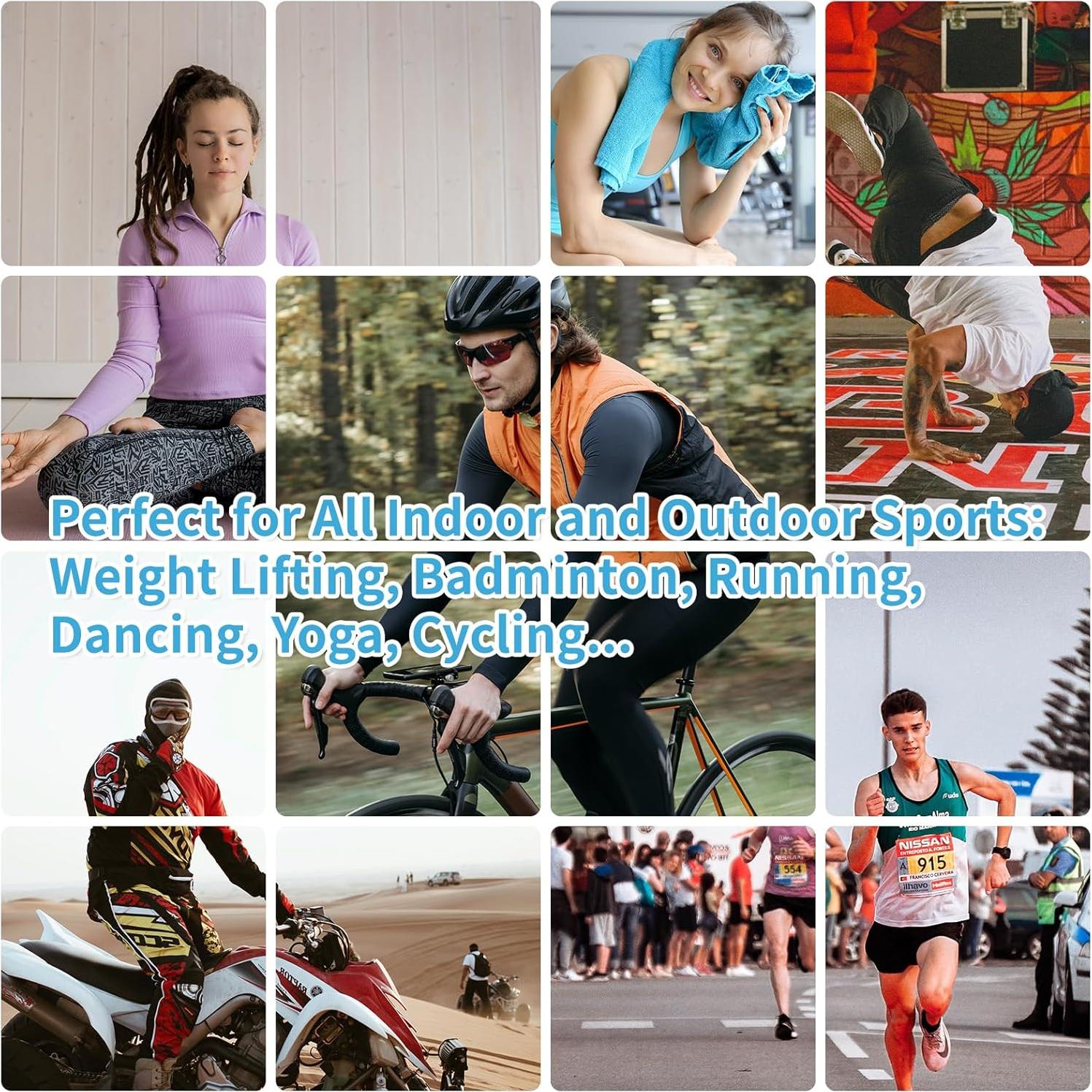 Toallas Enfriadoras YESLIFE 4 Piezas 101.6x30.5cm Microfibra