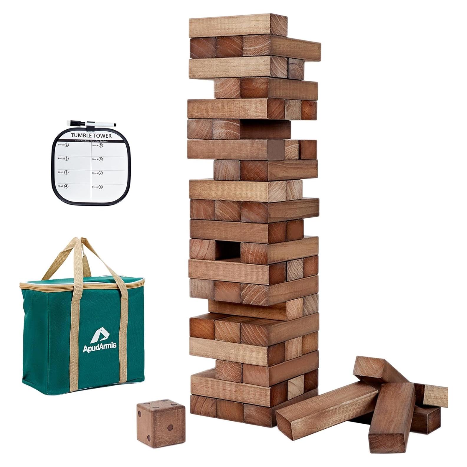 Juego de Torre de Madera ApudArmis 54 Piezas 3.2FT