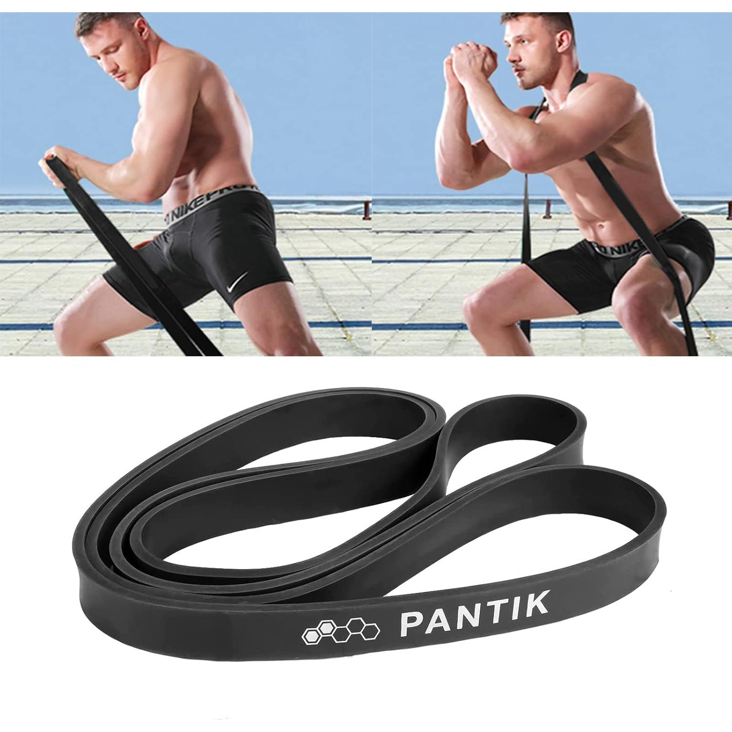 Banda de Resistencia PANTIK Negra 25-65 lbs para Ejercicio