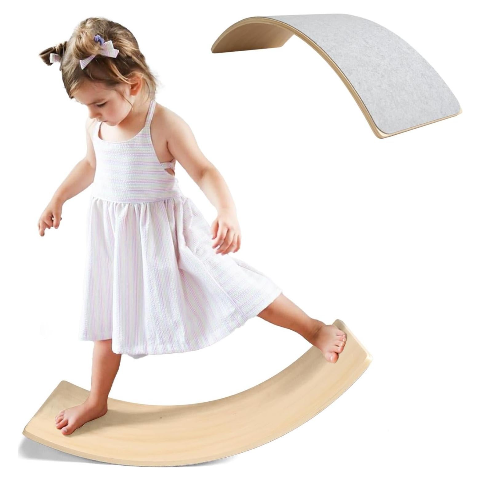 Tabla de Equilibrio Wobble Gentle Monster Madera 89 cm Azul