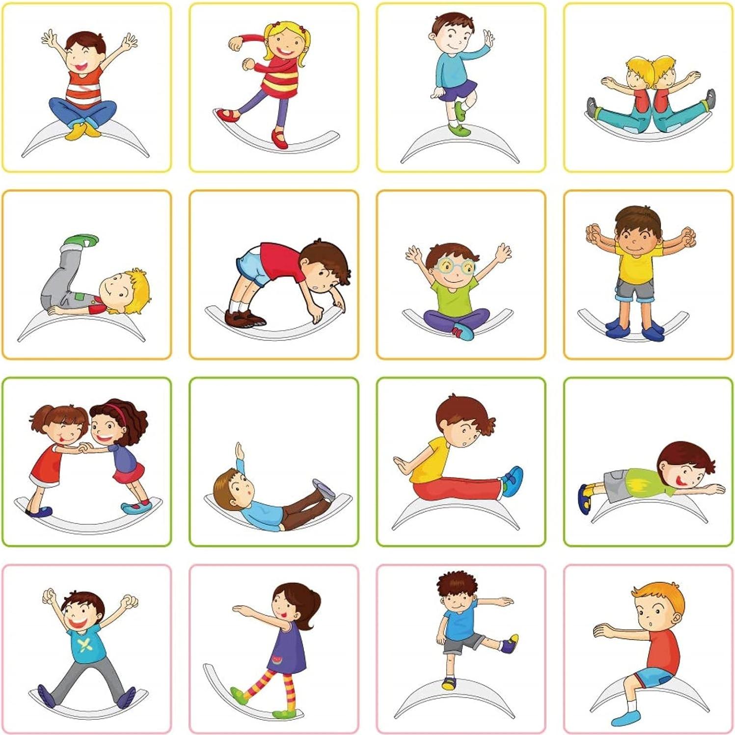 Tabla de Equilibrio Wobble Gentle Monster Madera 89 cm Azul