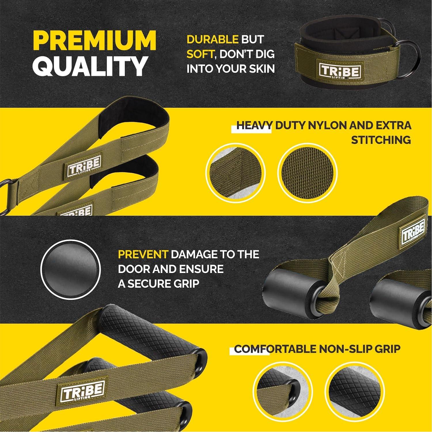 Juego de Bandas de Resistencia Tribe Lifting - 5 Niveles Ajustables